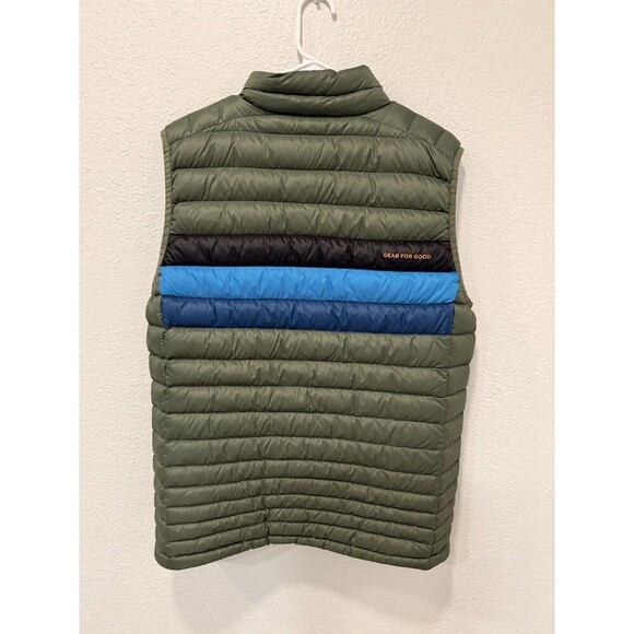 Cotopaxi Vest Mens Medium Green Fuego Puffer Down 800 Slim Fit Outdoor Hiking - Picture 3 of 10